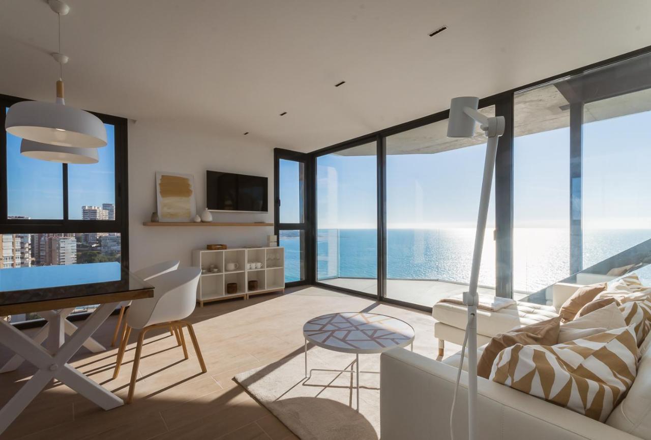 Апартаменты Modern Sea Front Jacuzzi Blue Sky Аликанте Экстерьер фото