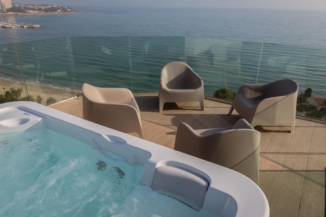 Апартаменты Modern Sea Front Jacuzzi Blue Sky Аликанте Экстерьер фото